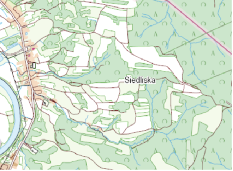 Mapa Siedlisk, źródło: https://mapy.geoportal.gov.pl