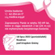 Medica zaprasza na badania mammograficzne Plakat badania mammograficzne