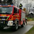 Apel Powiatowego Komendanta Państwowej Straży Pożarnej w Brzozowie GBA Man OSP Wesoła